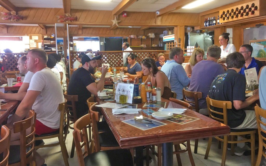 Inside Puerto Sagua Cuban diner in South Beach