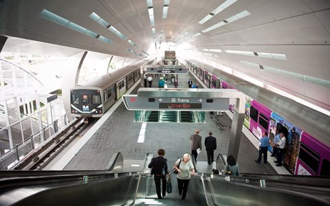 MIA Mover boarding platform